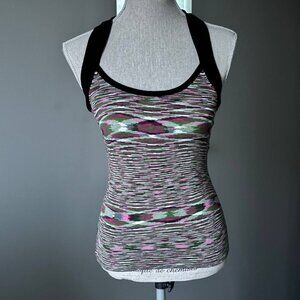 XOXO Raceback Stretchy Knitted Top in Multicolor - Size Small